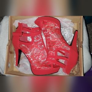 Red high heels